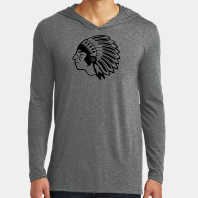 Chickasaw Head - Black - Perfect Tri ® Long Sleeve Hoodie Thumbnail