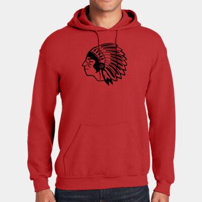 Chickasaw Head - Black - Heavy Blend ™ Hooded Sweatshirt Thumbnail