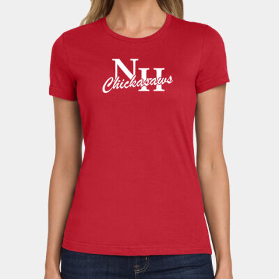 NH Chickasaws - White - Softstyle ® Ladies T Shirt Thumbnail