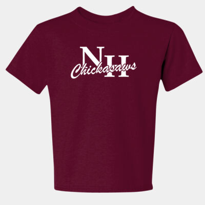 NH Chickasaws - White - Youth Dri Power ® 50/50 Cotton/Poly T Shirt Thumbnail