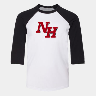 NH - Youth Three-Quarter Sleeve Baseball Tee Thumbnail