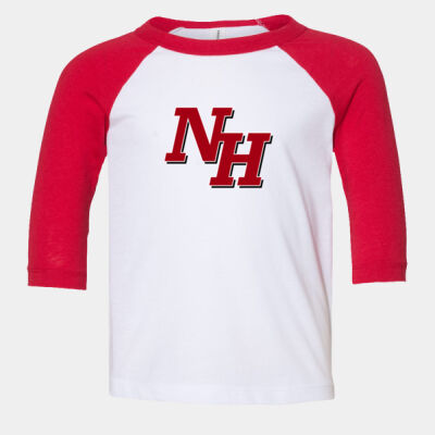 NH - Toddler Three-Quarter Sleeve Baseball Tee Thumbnail
