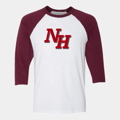 NH - Unisex Three-Quarter Sleeve Baseball Tee Thumbnail